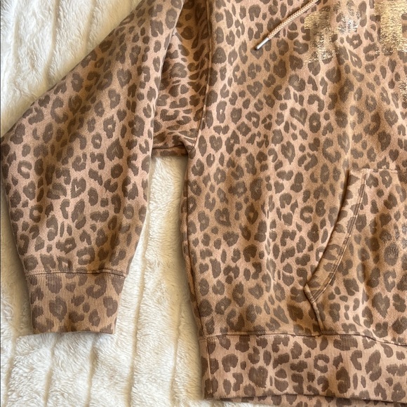 Pink by Victorias Secret Leopard Print Hoodie - Picture 8 of 16